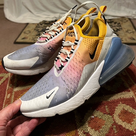 7 Mens Ladies 8.5 Nike Air Max 270 Gradient University AH8050-702 - Picture 12 of 13